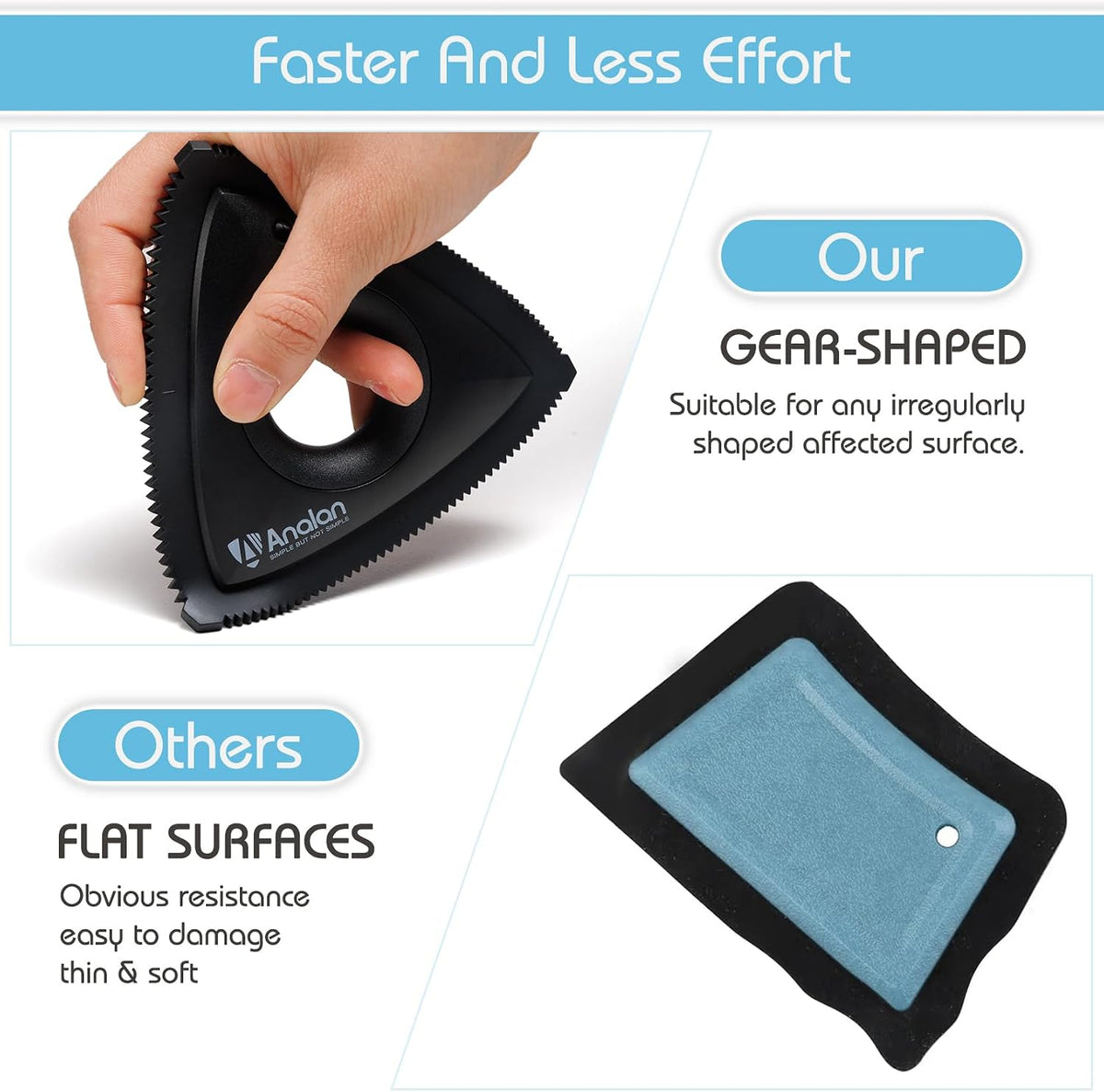 Using the pet hair remover on a car seat